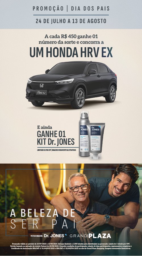 promocao dia dos pais shopping grand plaza