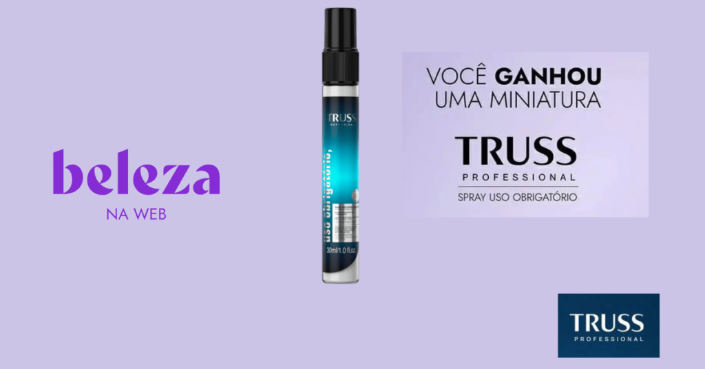truss spray uso obrigatorio beleza na web