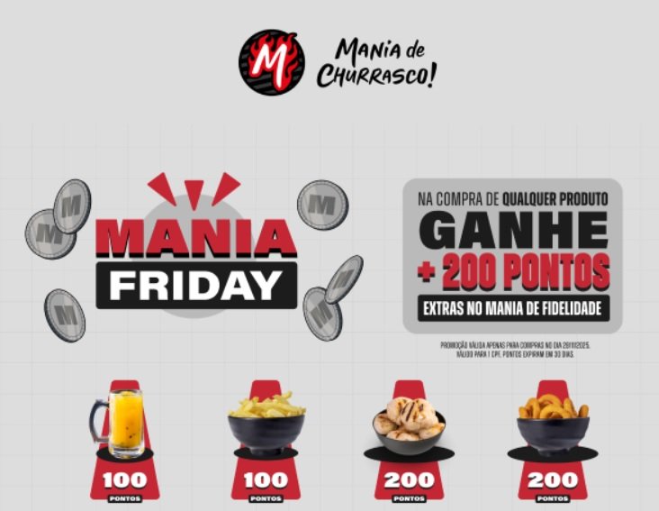 mania friday pontos